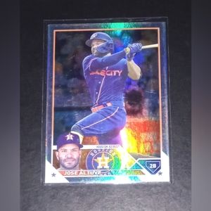Jose Altuve Rainbow Foil Topps Chrome Series One 2023 #222
